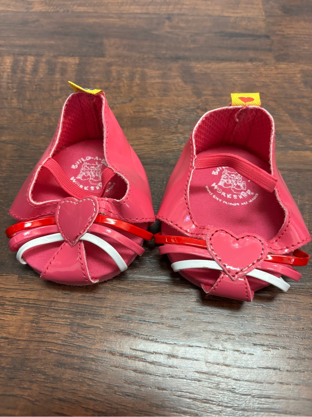 Build-A-Bear Workshop Pink Heart Shoes